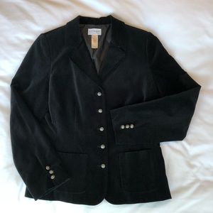 Villager black velvet blazer/jacket